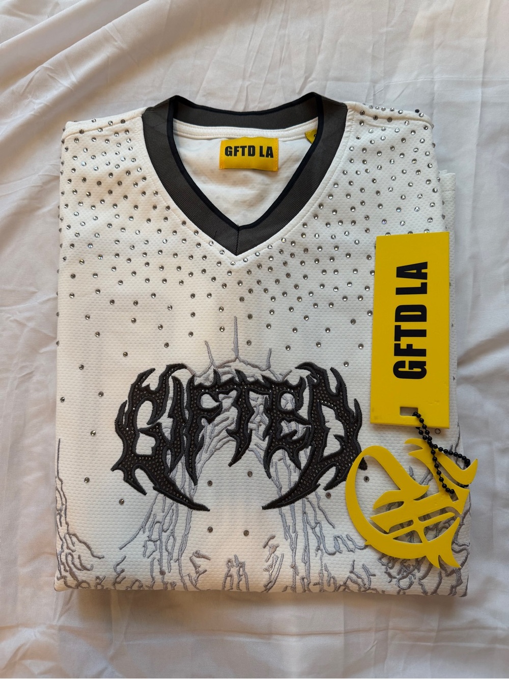 GFTD LA “Strength” Jersey (Style GFIFW25-72, white, size S